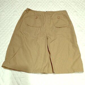 Ann Taylor Loft beige‎ pencil cotton Size 2